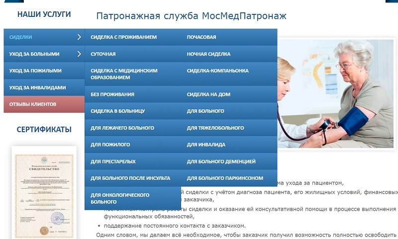 Структура сайта